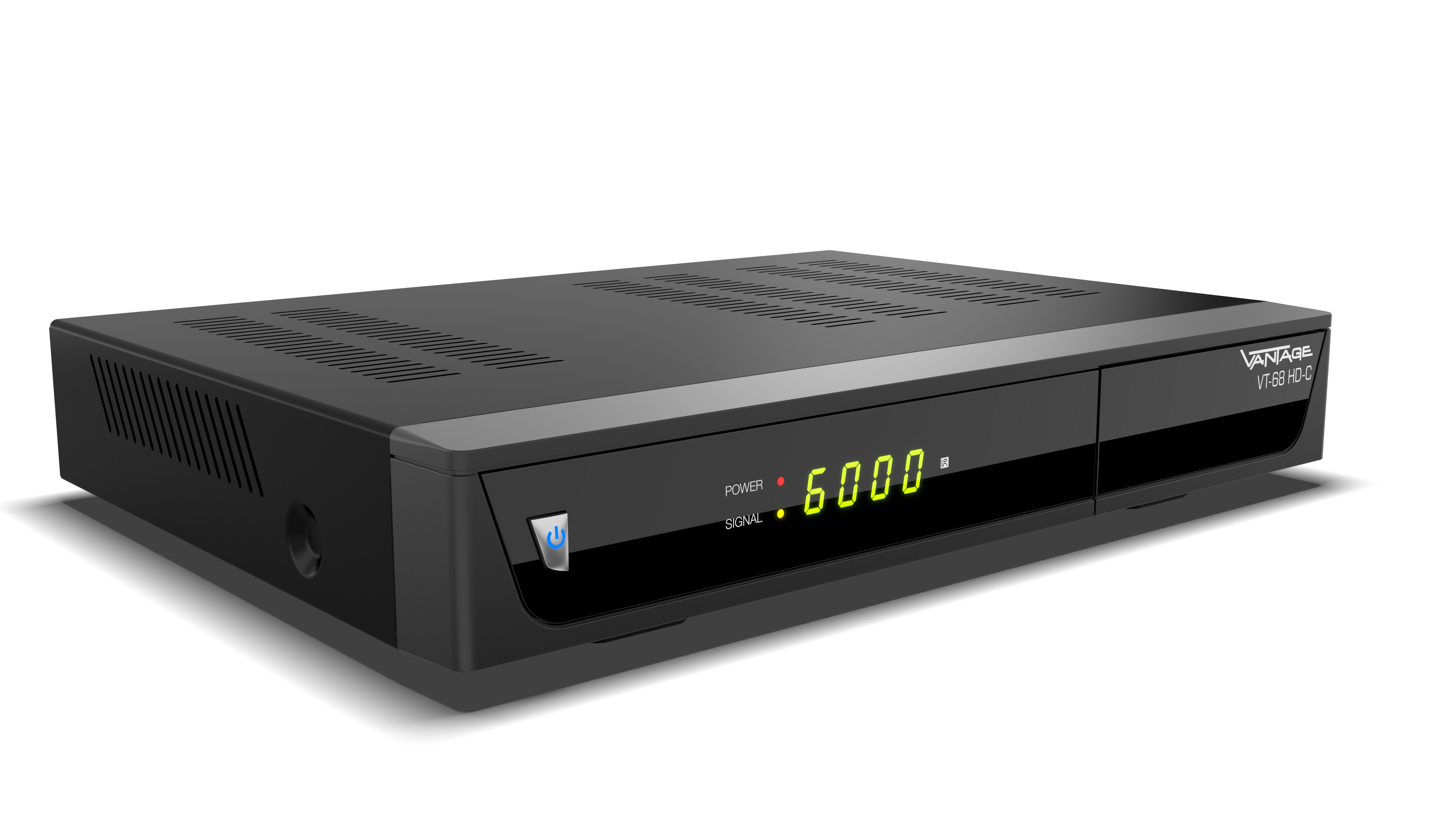 VANTAGE VT-68 HD C Kabel-Receiver (HDTV, PVR-Funktion, DVB-C, DVB-C2, Schwarz)