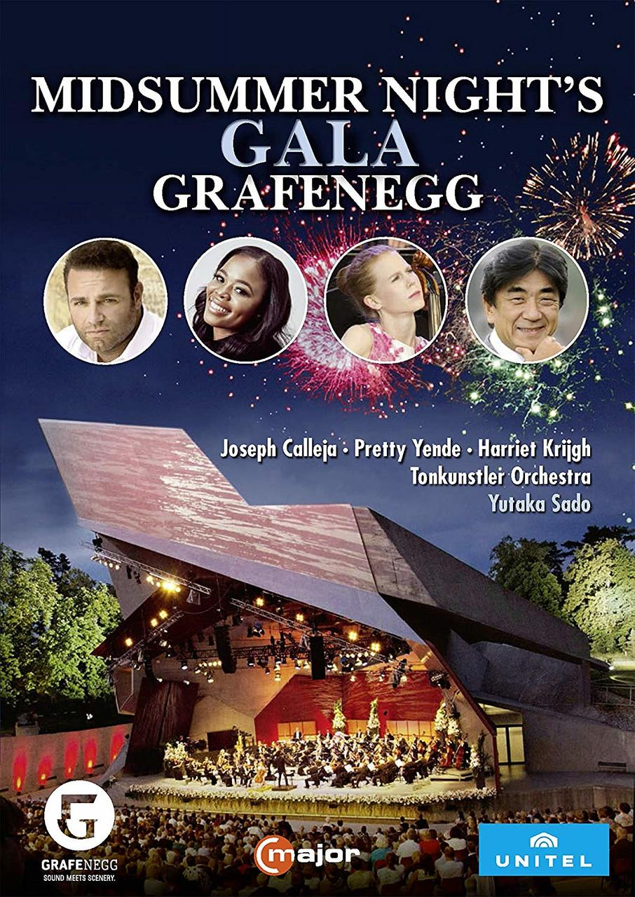 Joseph Calleja, Tonkunstler Orchestra, (DVD) Grafenegg - Midsummer Yende Gala Pretty - Krijgh, Night\'s Harriet
