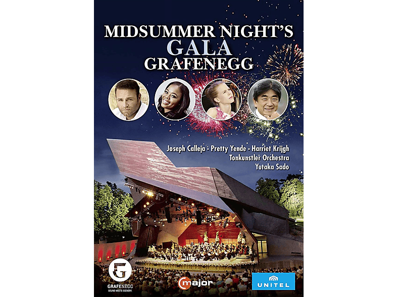 Krijgh, - - Midsummer Harriet Orchestra, Pretty Yende Joseph Grafenegg Calleja, Night\'s (DVD) Gala Tonkunstler