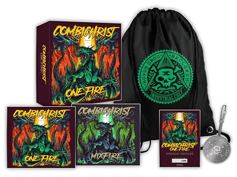 Combichrist One Fire Limited Fan Edition Cd Merchandising