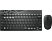 RAPOO 8000M Compact Multi-Mode Trådlöst Tangentbord & Mus - Svart
