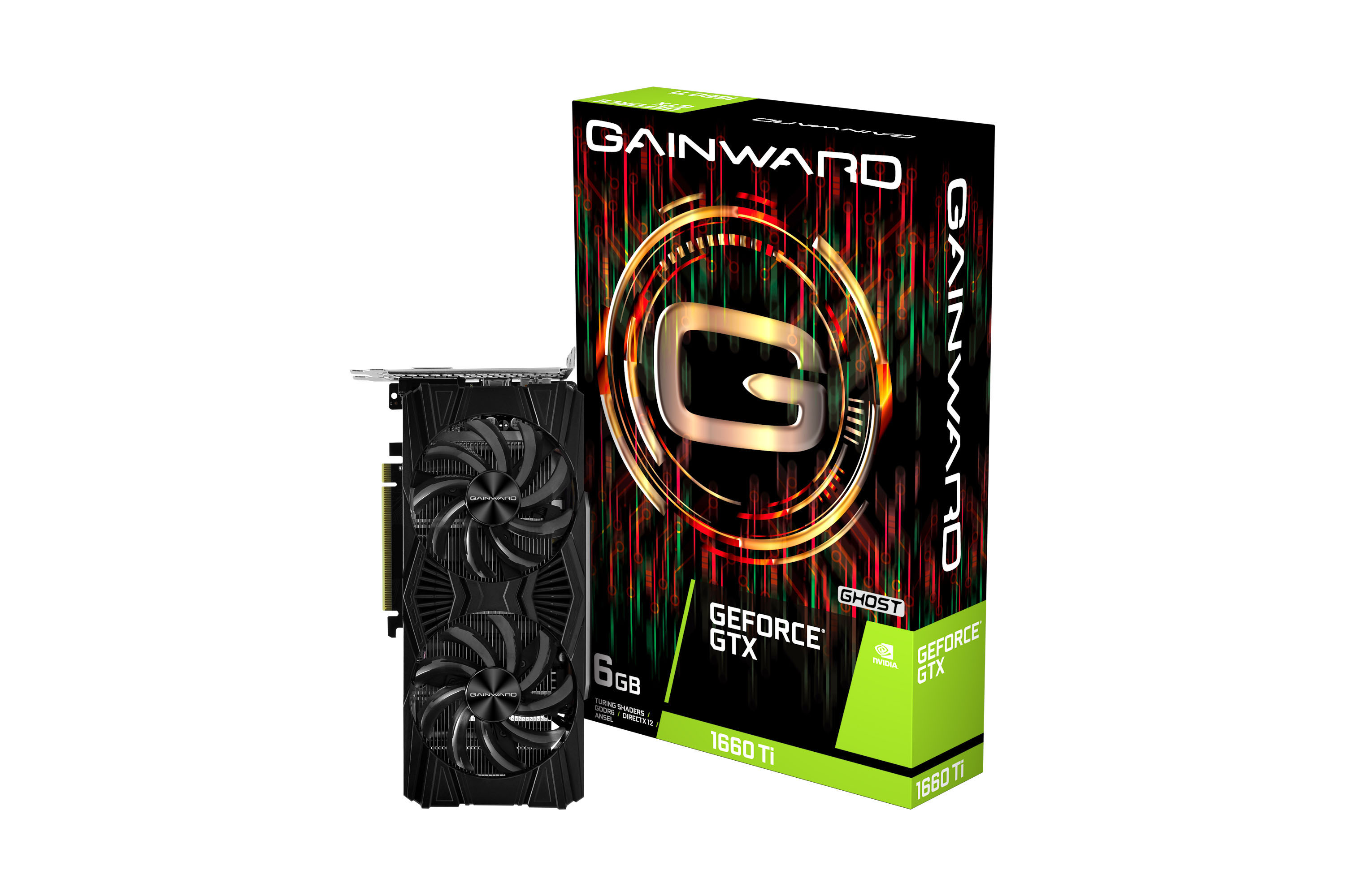 GAINWARD GeForce® GTX 1660 Ti Ghost 6GB (4443) (NVIDIA, Grafikkarte)