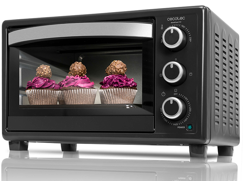 Cecotec Horno Sobremesa De Convección Bake&Toast 4500 Black Gyro. 2000 W,  45 L, 12 Funciones, Incluye