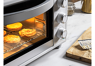 Shinkan duda Misterioso Mini horno | Cecotec Bake&Toast 590, 23 litros, 1500W, 230ºC, Cocción  convencional, Luz Interior, Blanco