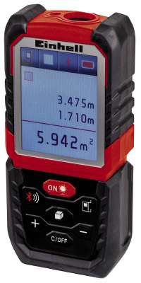 EINHELL TE-LD 60 Laser-Distanzmesser, Schwarz/Rot