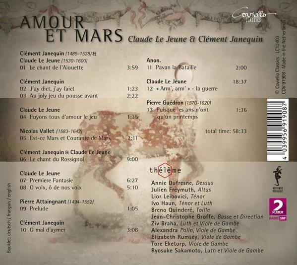 Thélème - Amour Et Mars  - (CD)