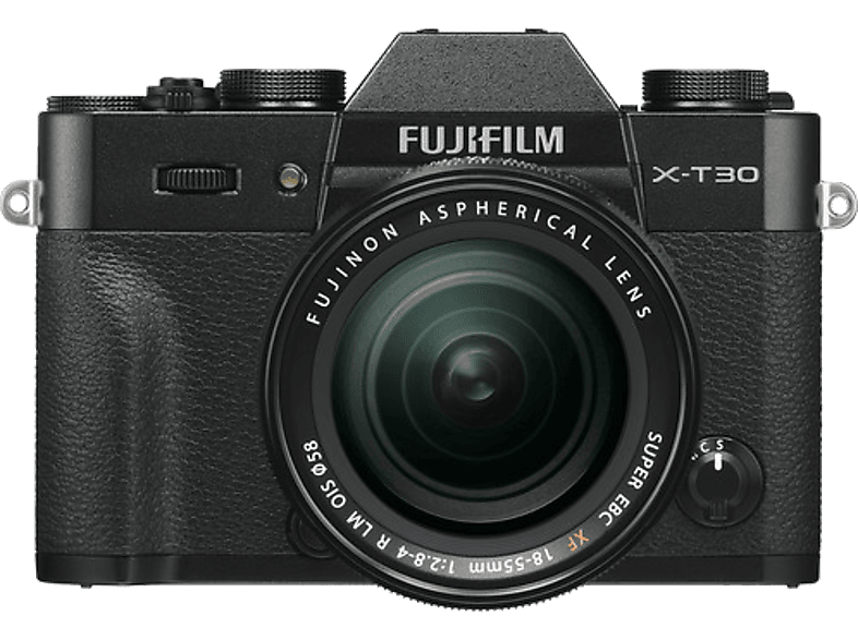 FUJI Hybride camera X-T30 + XF 18 - 55 mm Black (D10697-B)