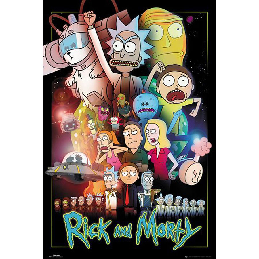 Morty Großformatige Poster Poster Wars Rick and EYE GB