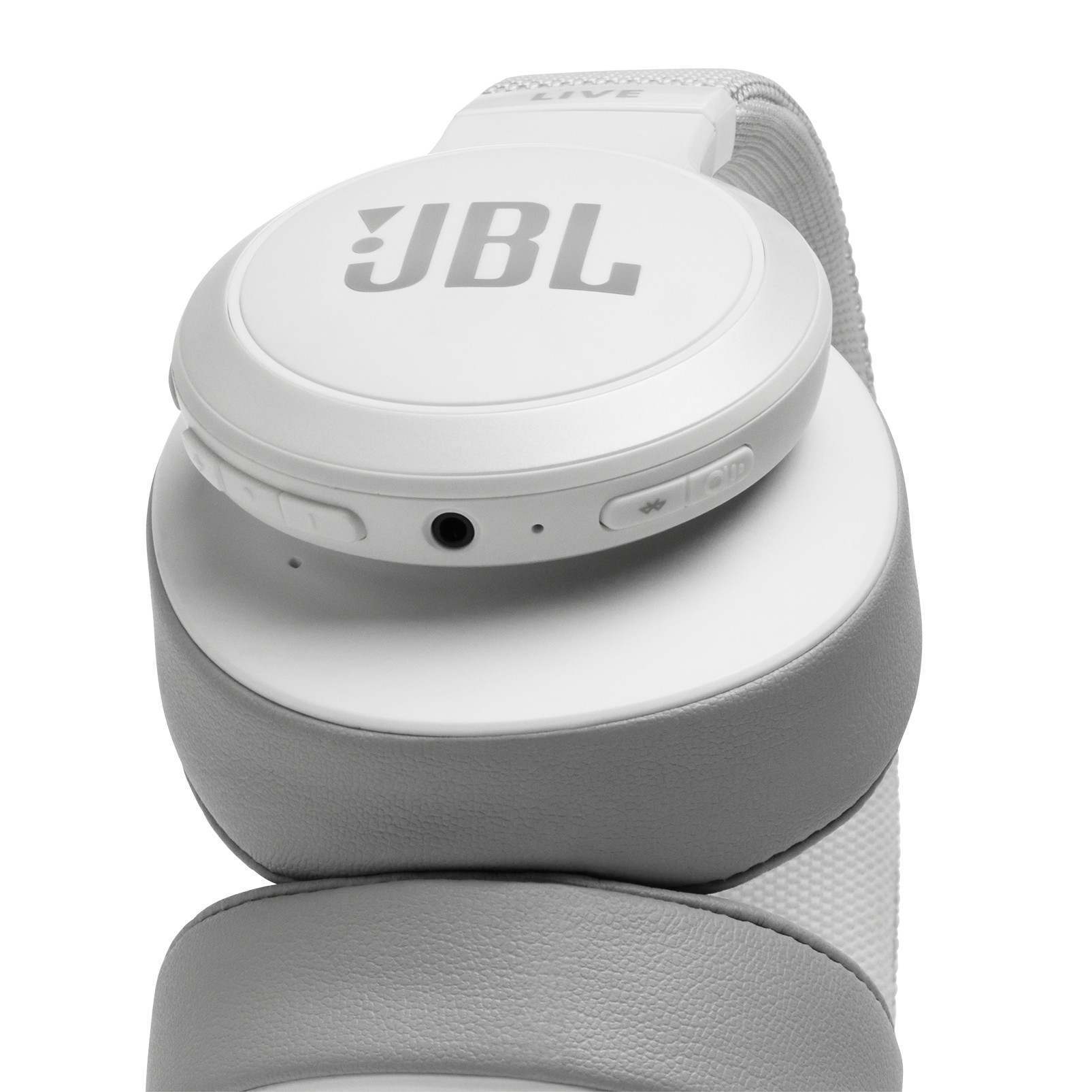 JBL Live 500 BT, On-ear Kopfhörer Bluetooth Weiß