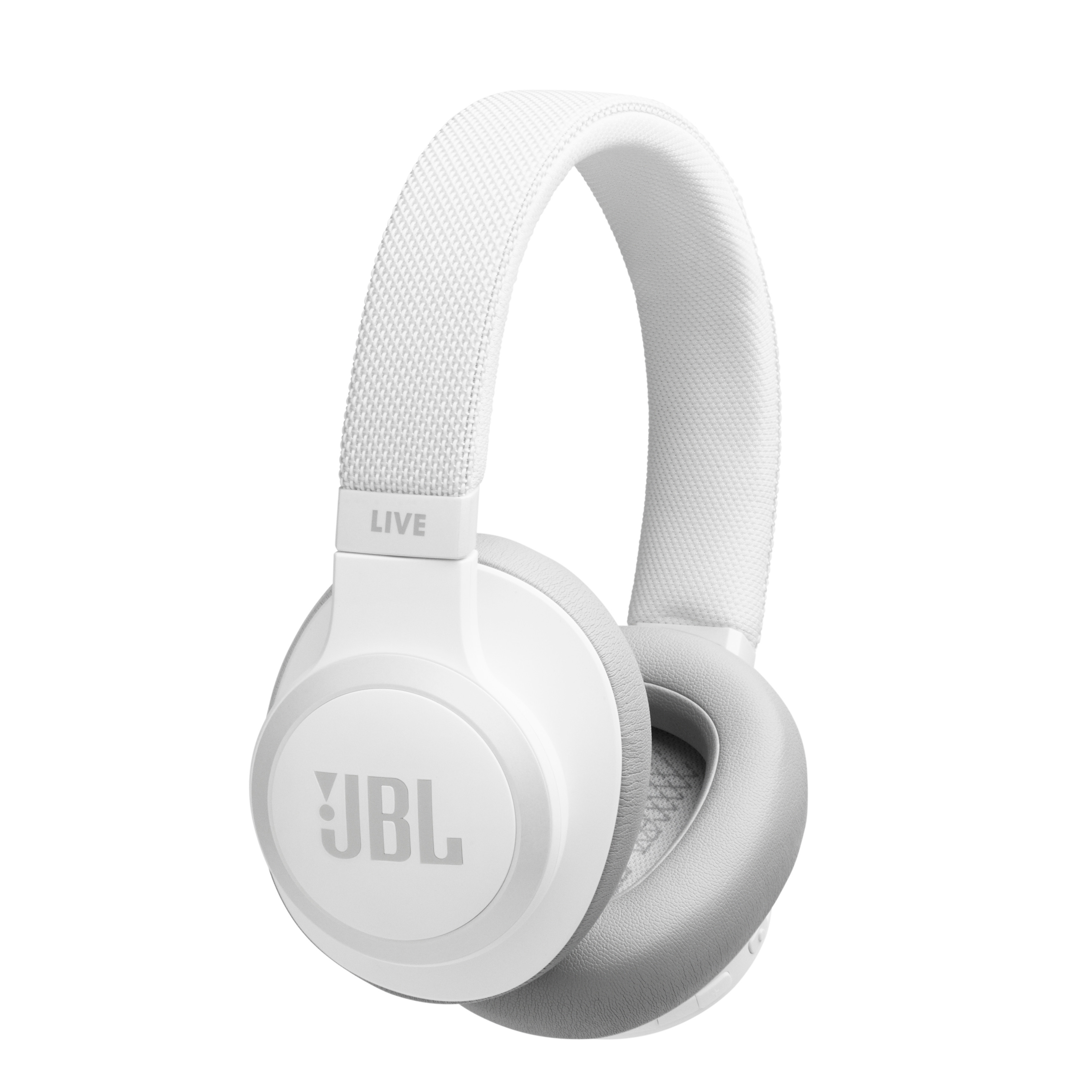 JBL LIVE 650 BTNC, Over-ear Kopfhörer Bluetooth Weiß