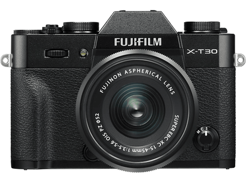 FUJI Hybride camera X-T30 + XC 15 - 45 mm Black (D10698-B)