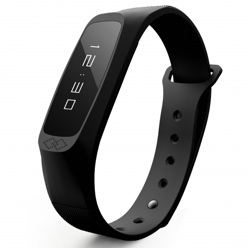 Pulsera de actividad NK PA3123-PD, Frecuencia Cardíaca, Resistencia al  agua IP55, Bluetooth, Negro