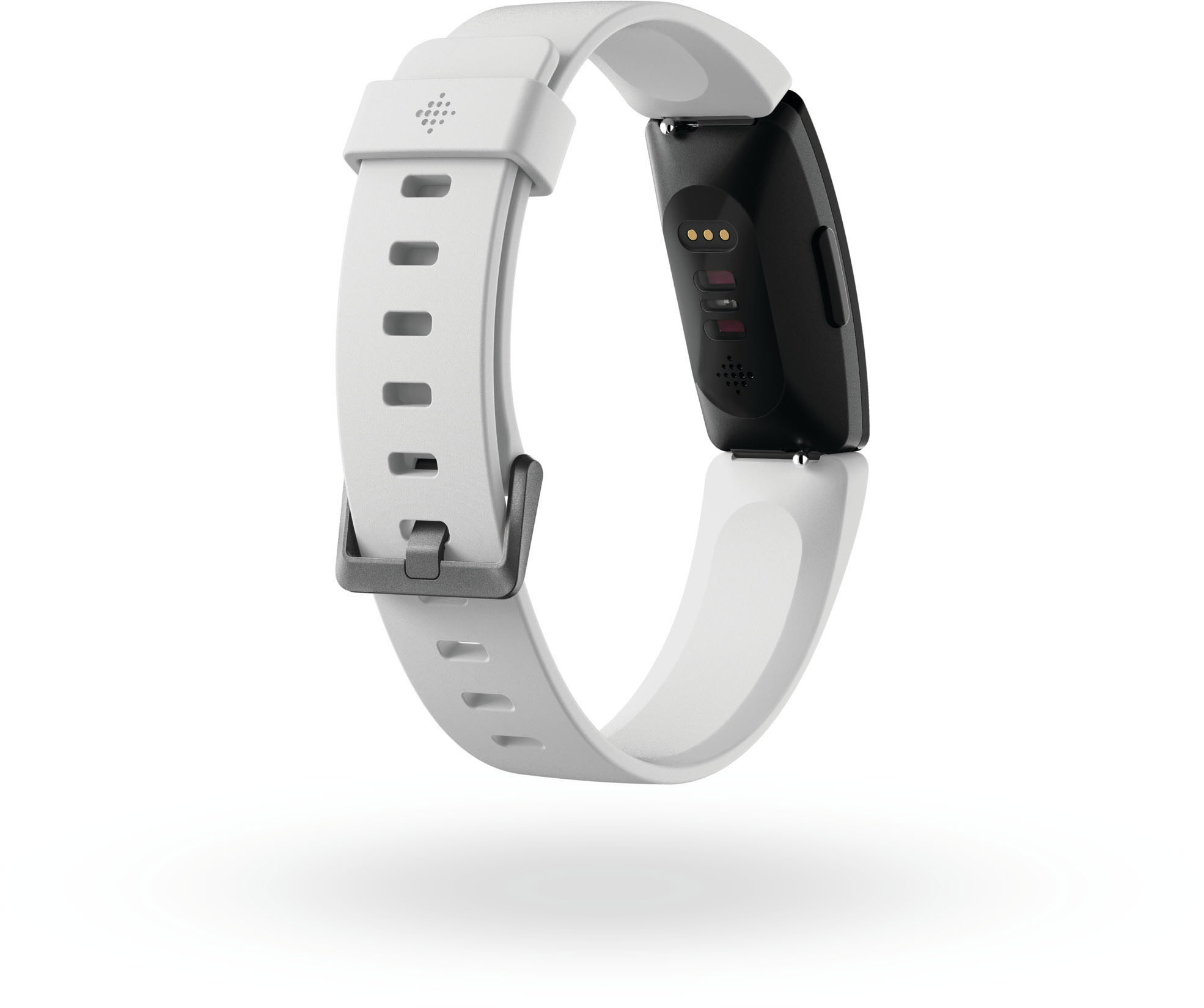 FITBIT Inspire HR, Fitness Tracker, S, L, Weiß/Schwarz