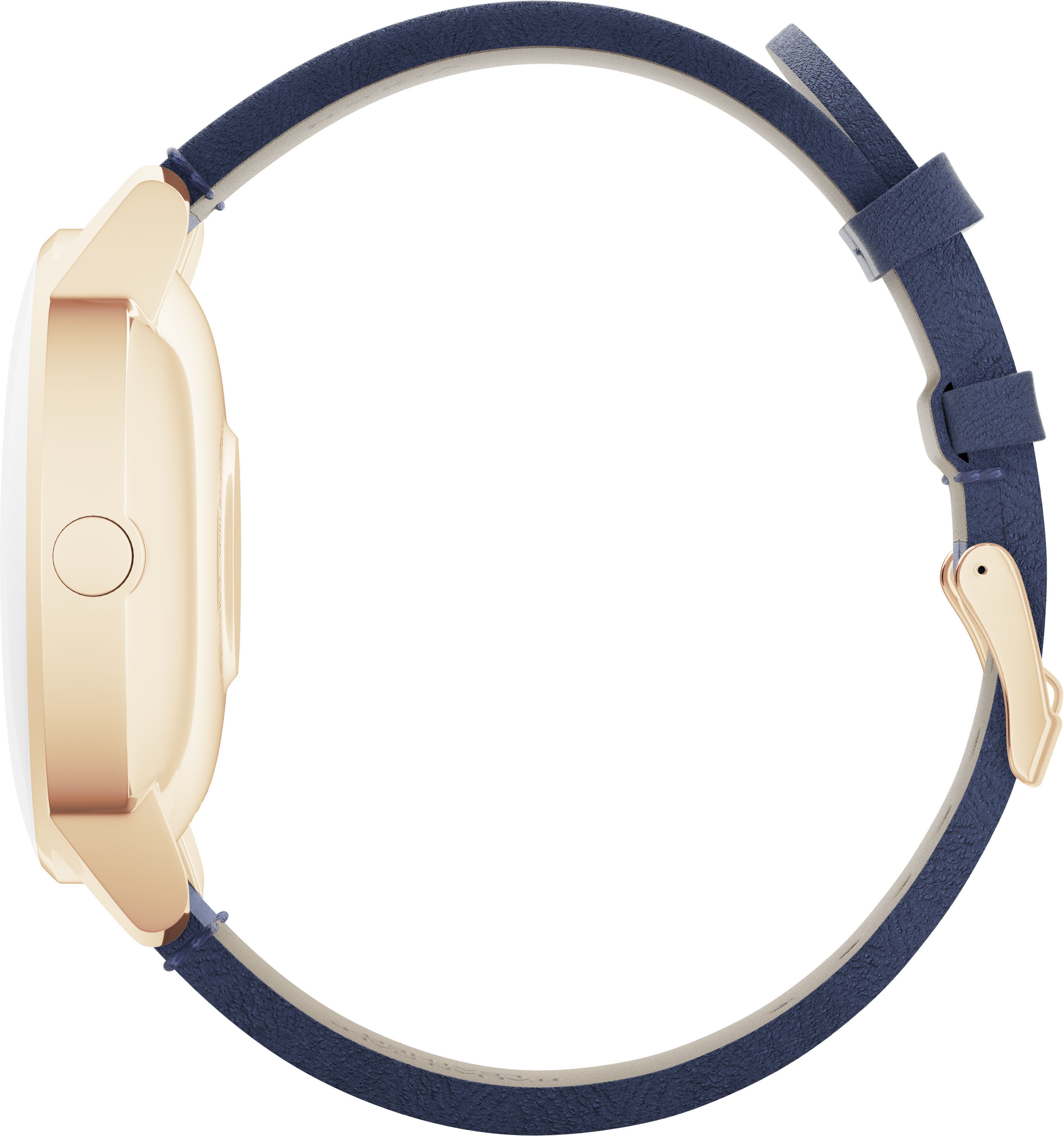 NOKIA Steel HR Fitnesstracker Edelstahl Echtleder, 200 mm, Weiß