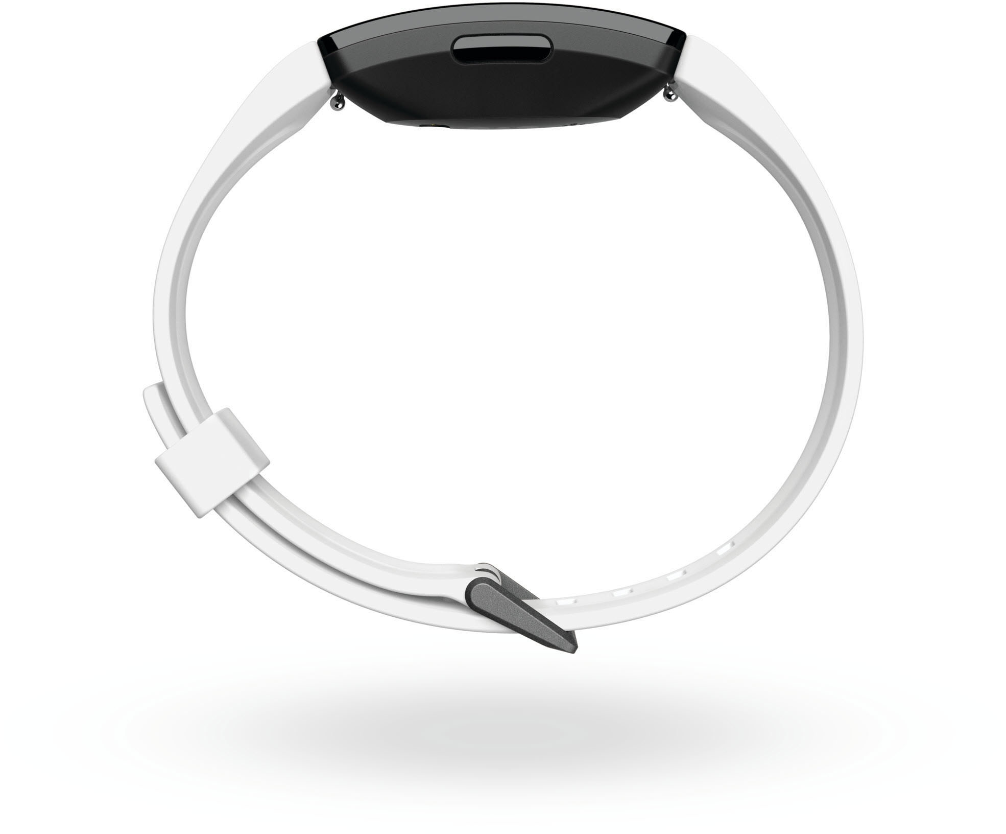 FITBIT Inspire HR, Fitness Tracker, S, L, Weiß/Schwarz