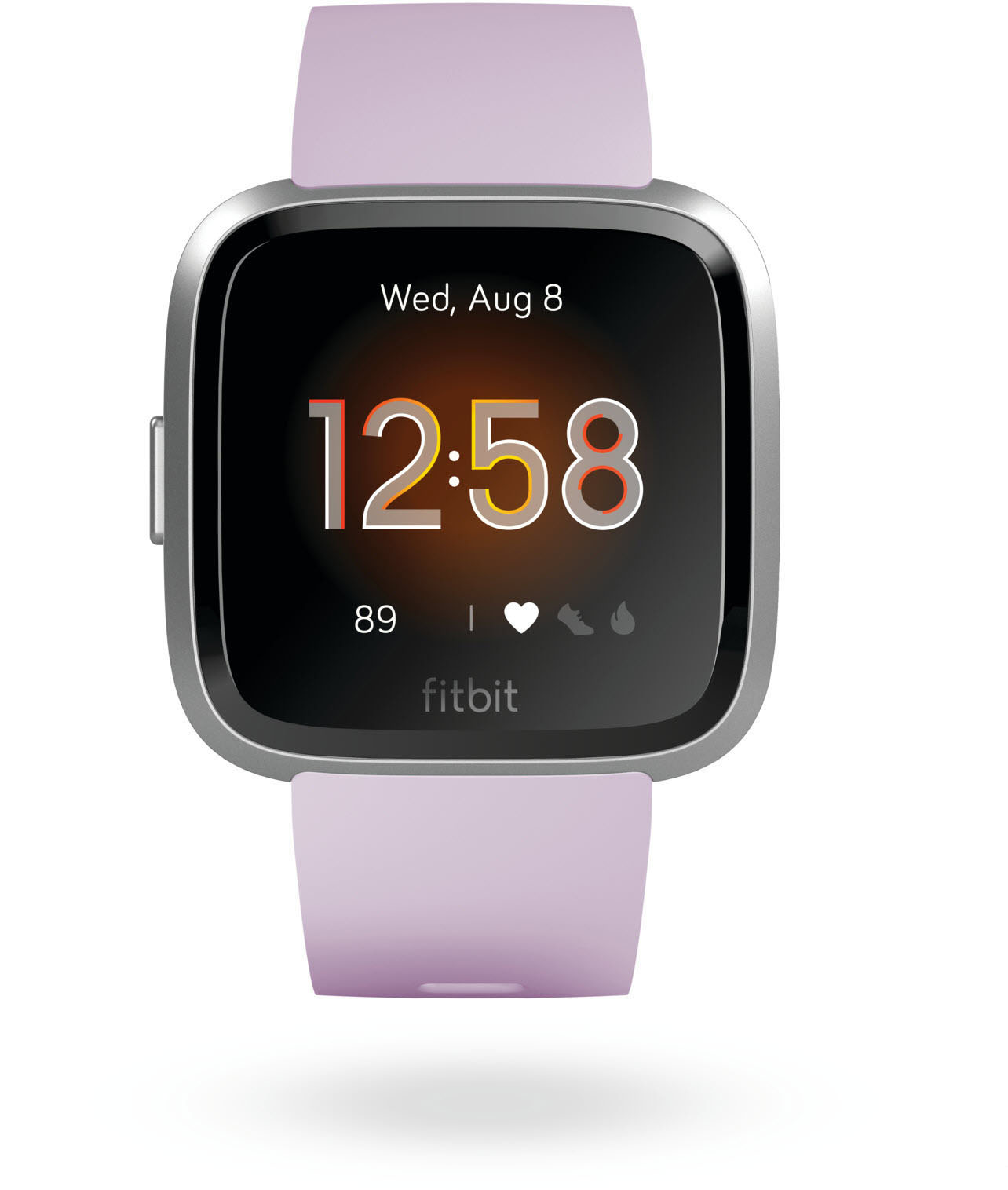FITBIT Versa Lite Smartwatch Aluminium Kunststoff, S,L, Flieder/Silber