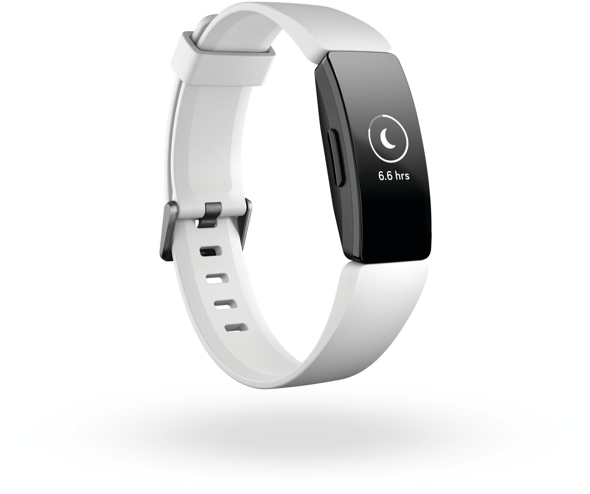 FITBIT Inspire HR, Fitness Tracker, S, L, Weiß/Schwarz