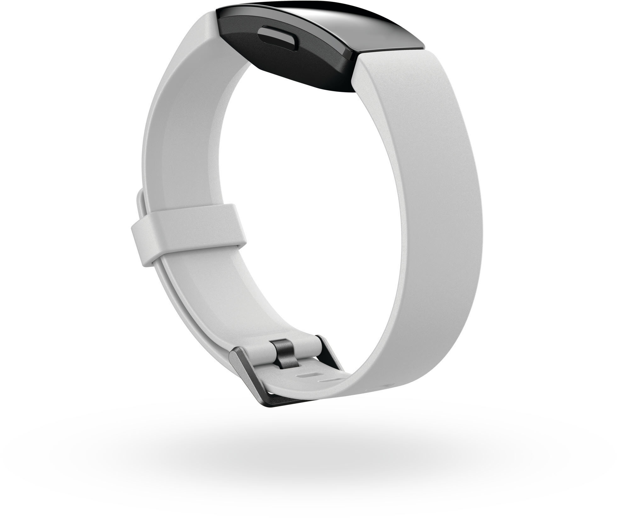 FITBIT Inspire HR, Fitness Tracker, S, L, Weiß/Schwarz
