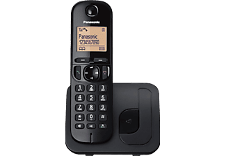 PANASONIC KX-TGC210SLB, noir - Téléphone sans fil (Noir)
