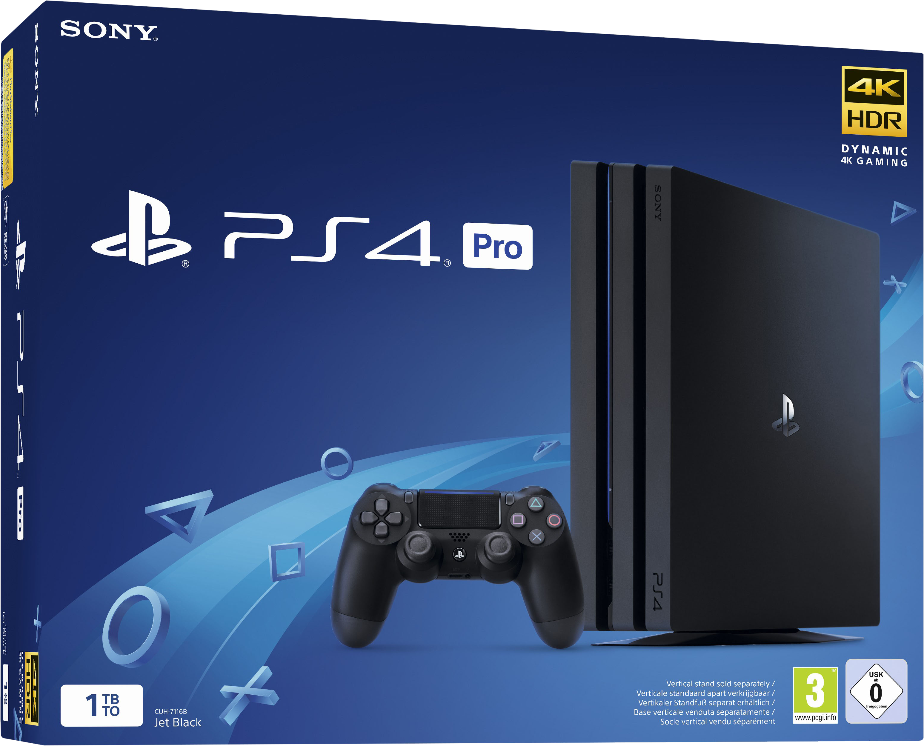 PlayStation 4 Pro 1To - Console de jeu - Jet Black