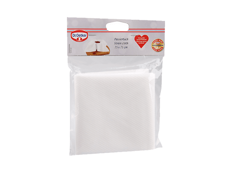 DR. OETKER 3240 Passiertuch 75x75cm