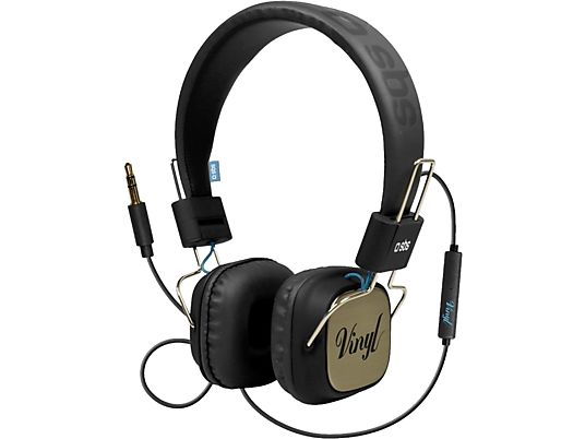 SBS TEHEADPHONEDJHQB - Casque DJ (On-ear, Noir/Bleu/Or)