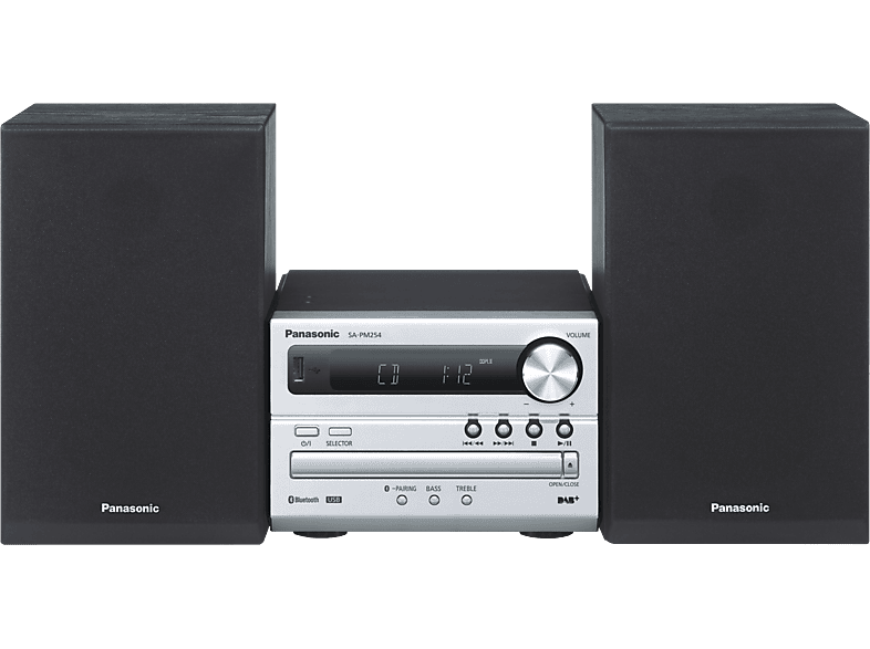 PANASONIC SC-PM254 - Micro-Systemanlage (Silber)
