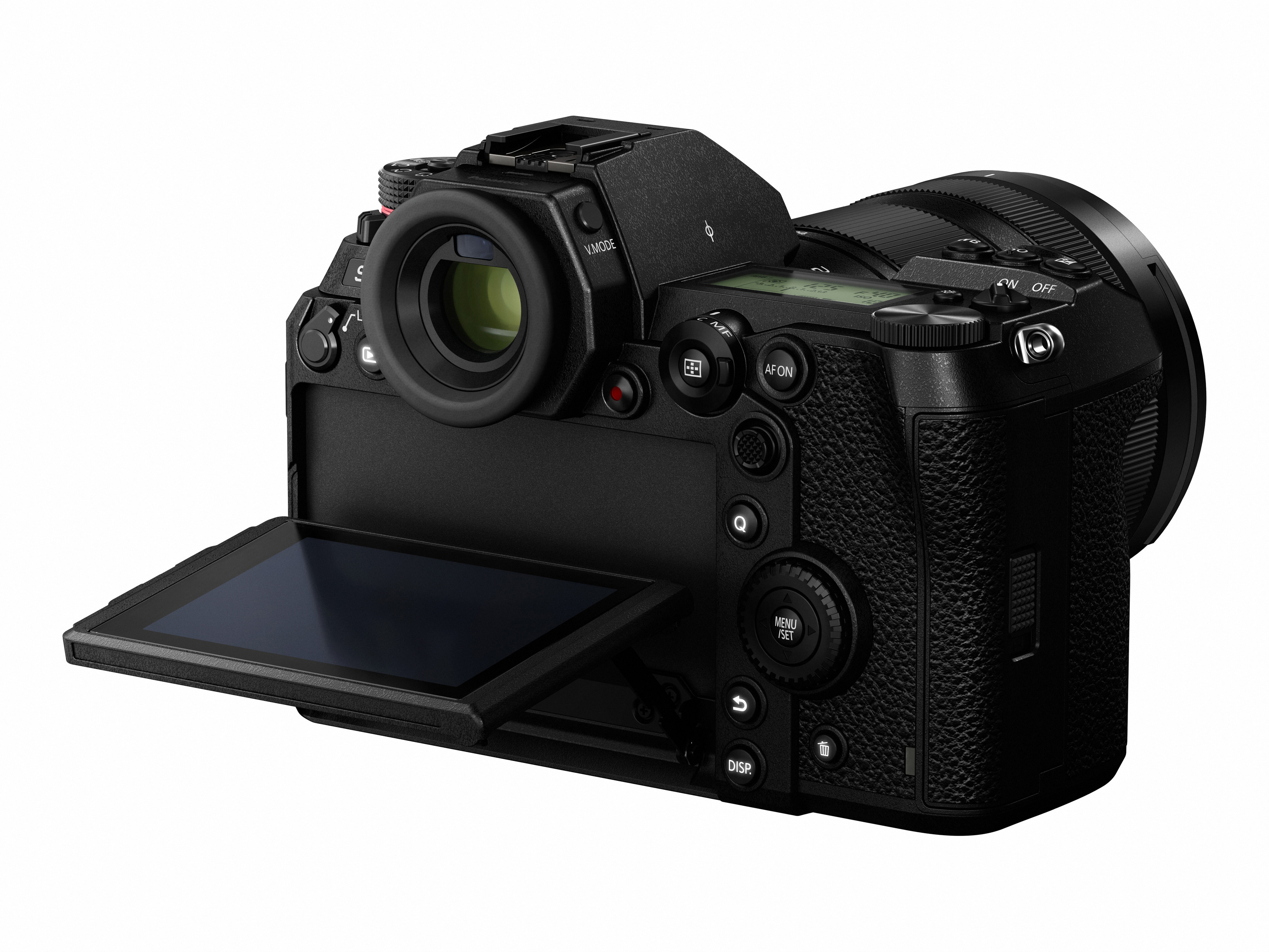 PANASONIC Lumix DC-S1R Systemkamera mit Objektiv S 24-105mm 4.0 Macro OIS, Schwarz
