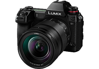 PANASONIC Lumix DC-S 1 Kit Systemkamera  mit Objektiv 24-105 mm , 8 cm Display Touchscreen, WLAN