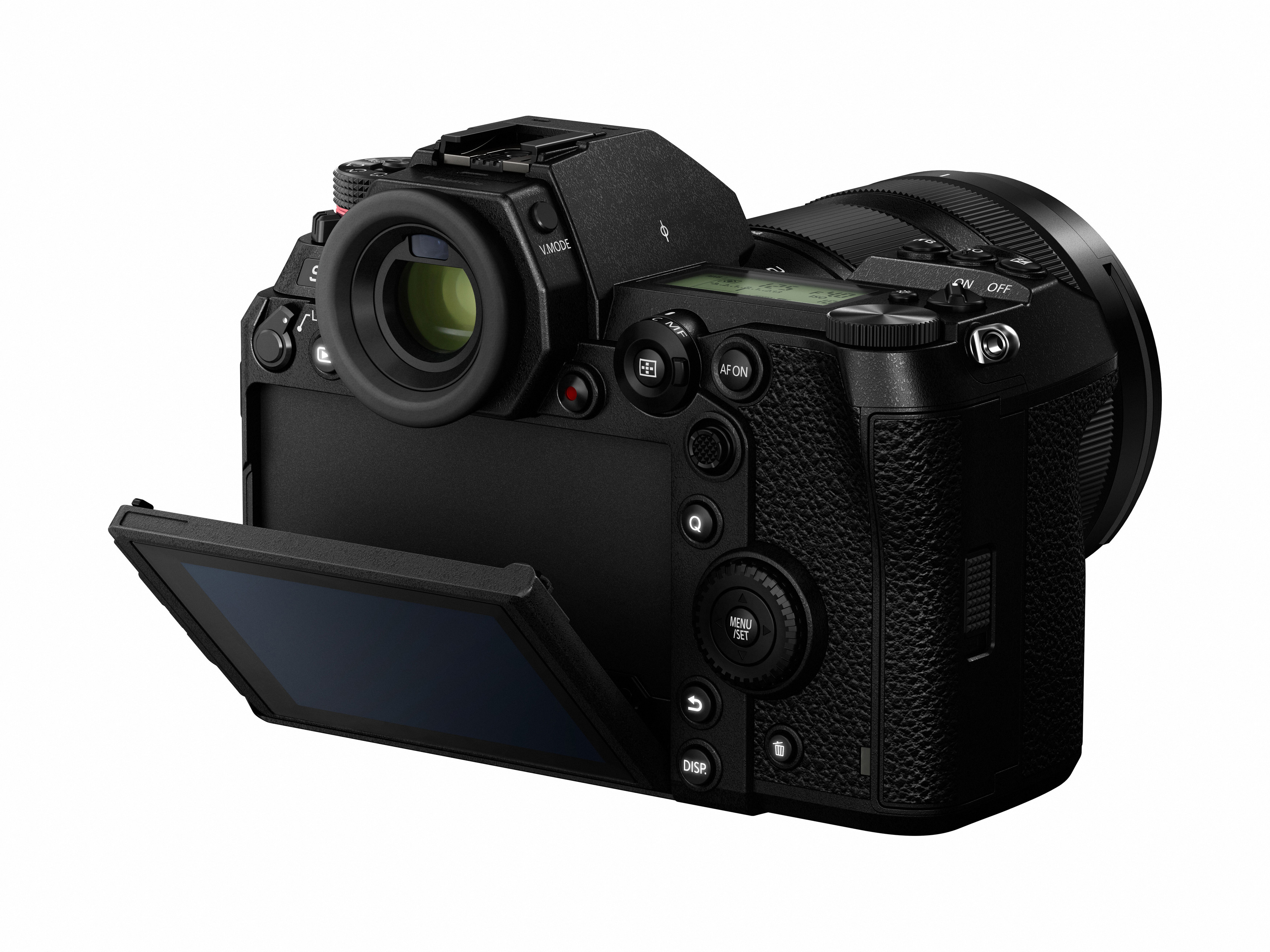PANASONIC Lumix DC-S1R Systemkamera mit Objektiv S 24-105mm 4.0 Macro OIS, Schwarz