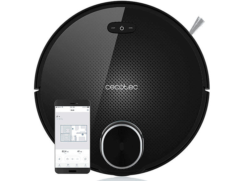 Robot aspirador Cecotec Conga Serie 3090/2, Mapeo por Láser, App