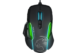 ROCCAT ROCCAT Kone AIMO - Gaming Maus - 12000 DPI - Nero - Mouse gaming, cablato, Ottica con diodi laser, 12000 dpi, Nero