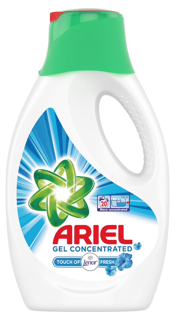 ARIEL Touch of Lenor folyékony mosószer, 1.1 l, 20 mosáshoz