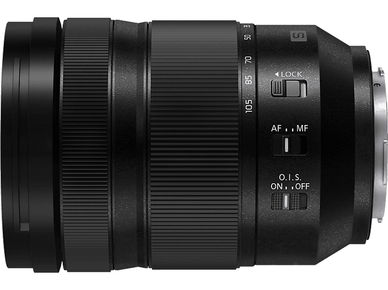 PANASONIC S-R 24 mm - 105 f/4 OIS (Objektiv für Panasonic L-Mount, Schwarz)