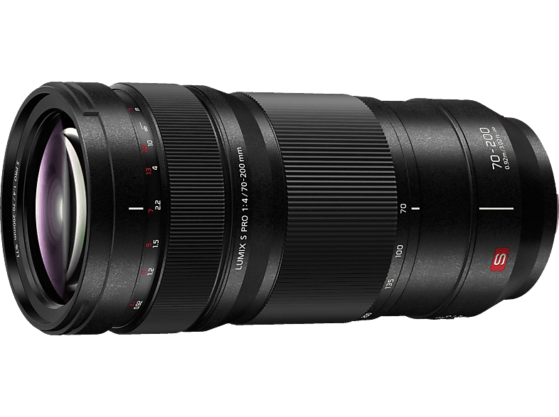 PANASONIC S-R 70200 E 70 mm - 200 f/4 OIS (Objektiv für Panasonic L-Mount, Schwarz)