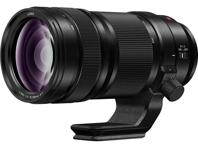 PANASONIC S-R 70200 E 70 mm - 200 f/4 OIS (Objektiv für Panasonic L-Mount, Schwarz)