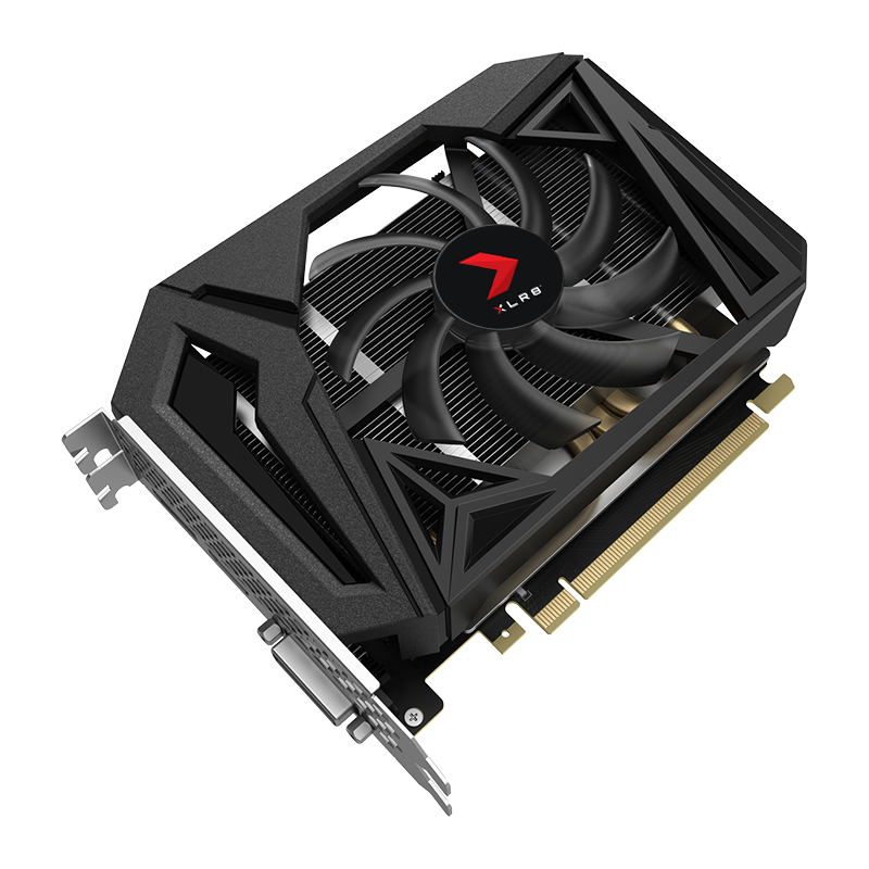 PNY Grafikkarte GeForce® GTX 1660 6 GB XLR8 Gaming OC Single Fan (VCG16606SFPPB-O)