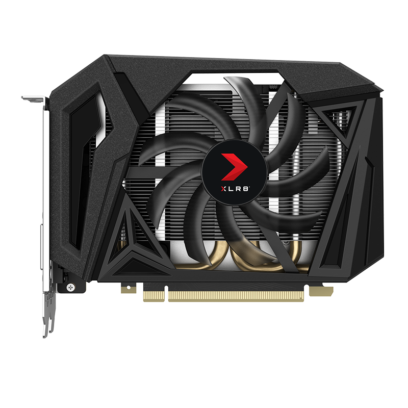 PNY Grafikkarte GeForce® GTX 1660 6 GB XLR8 Gaming OC Single Fan (VCG16606SFPPB-O)