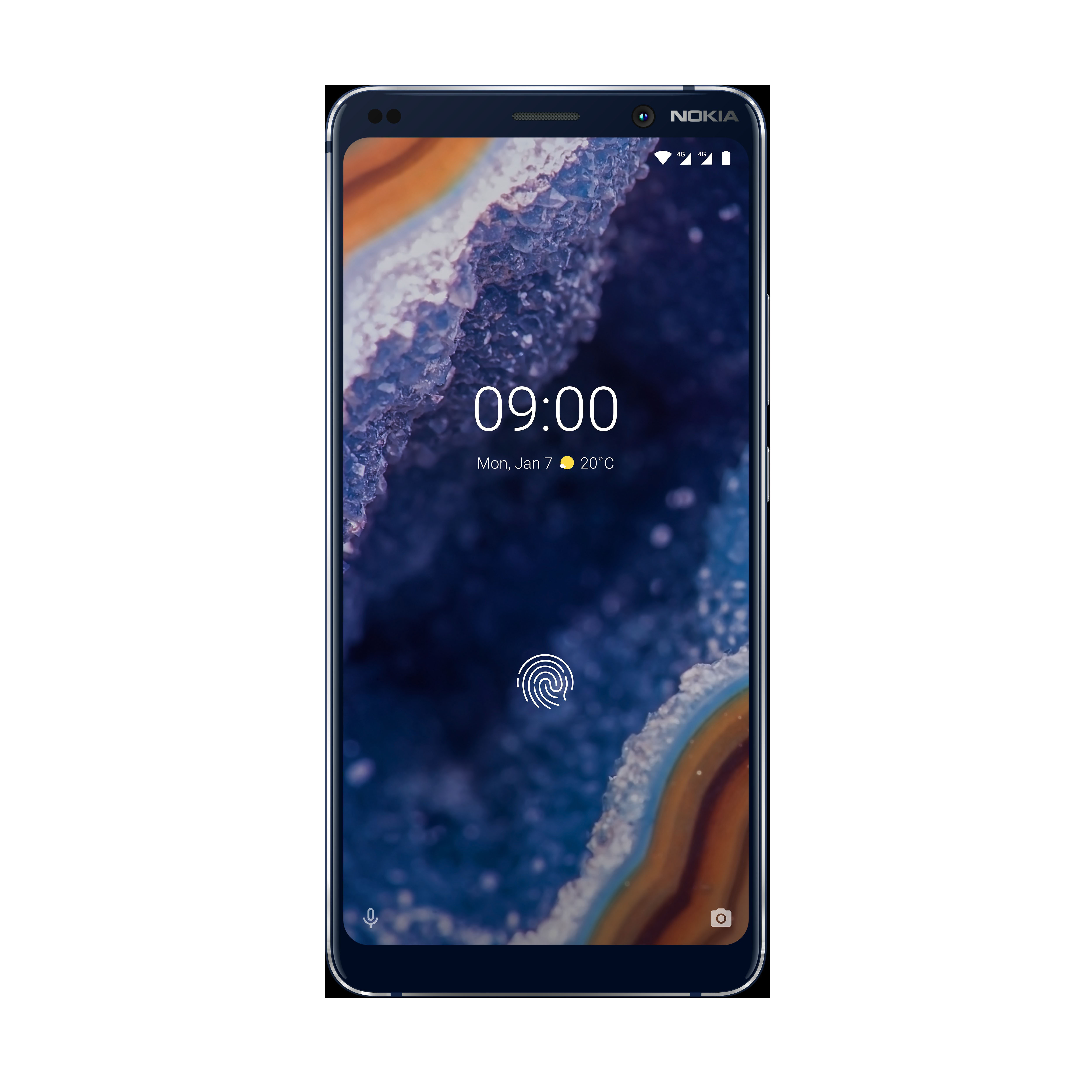 NOKIA 9 PUREVIEW DS 128 GB Blau