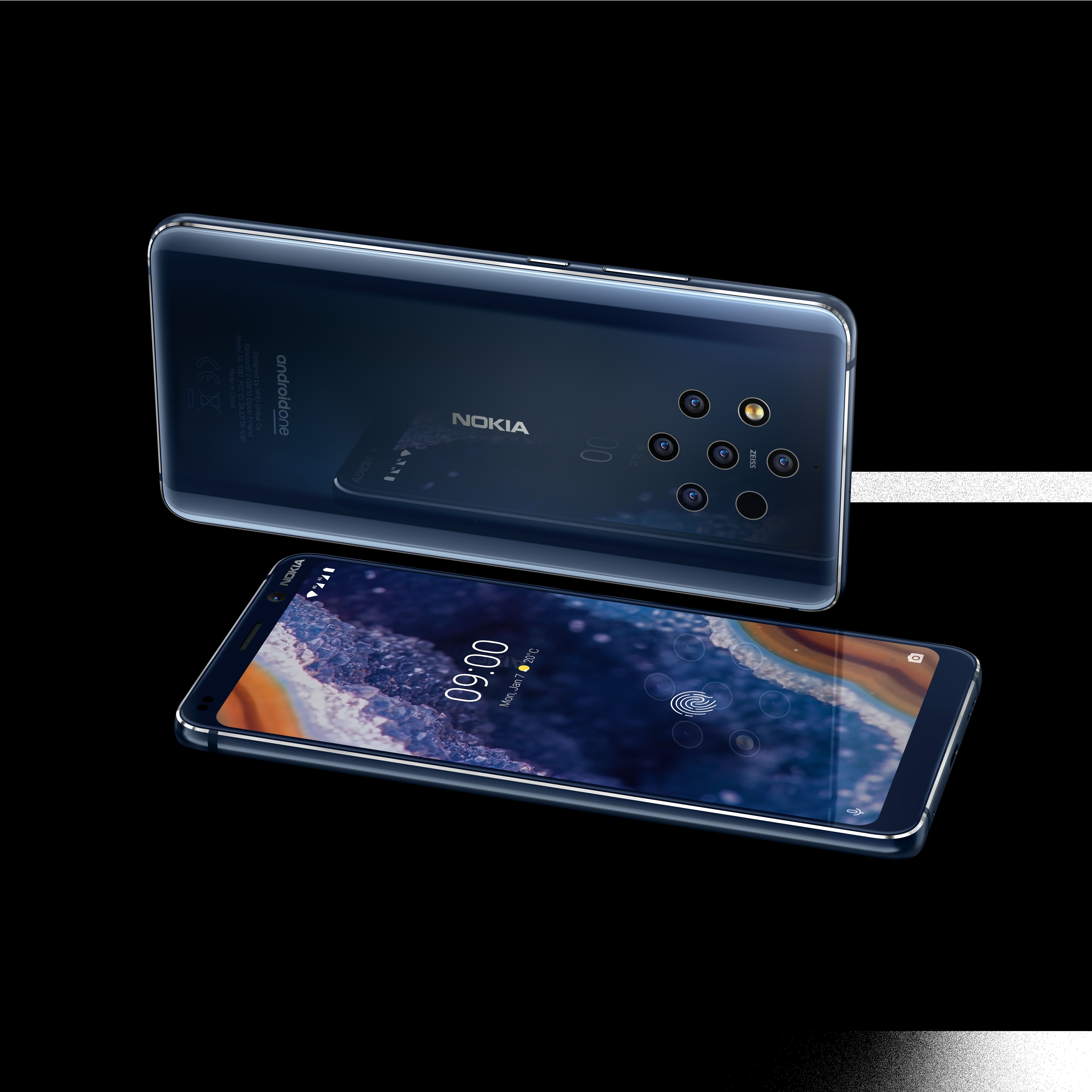 NOKIA 9 PUREVIEW DS 128 GB Blau