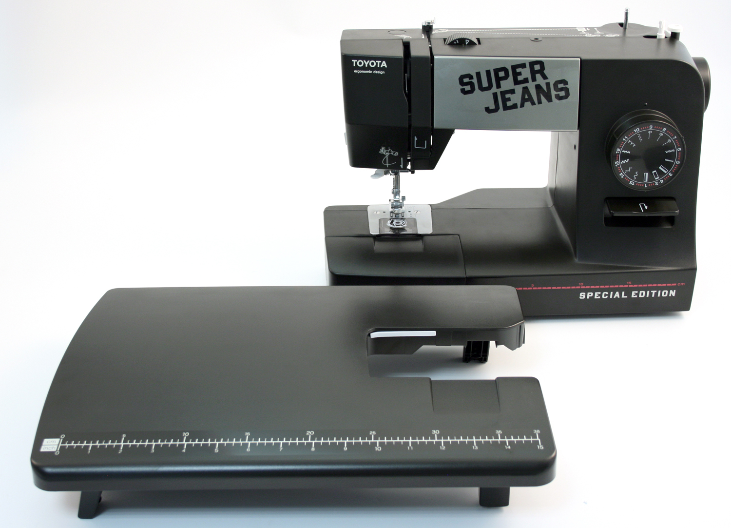 TOYOTA Super Jeans 15PE - Nähmaschine (Schwarz)
