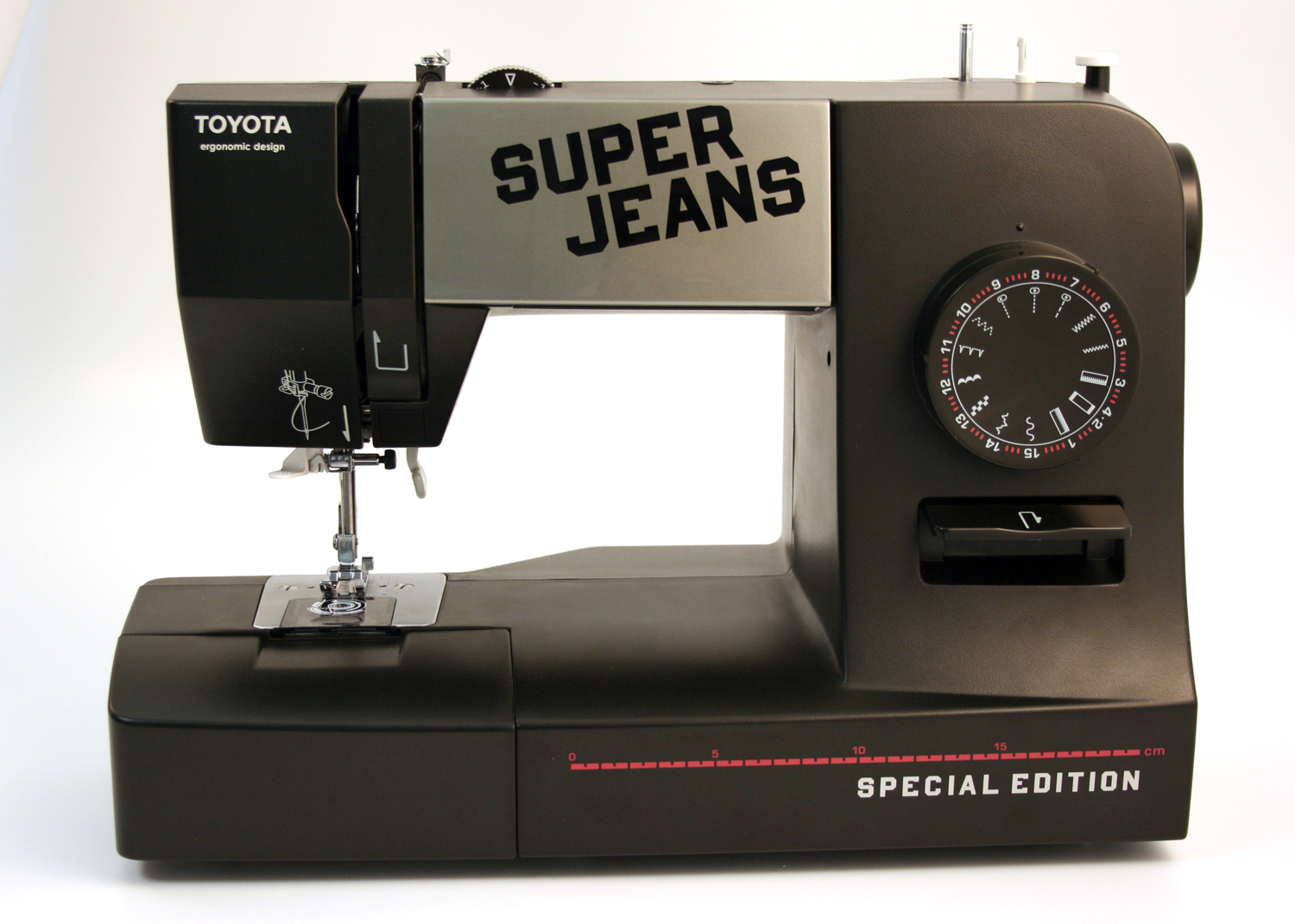 TOYOTA Super Jeans 15PE - Nähmaschine (Schwarz)