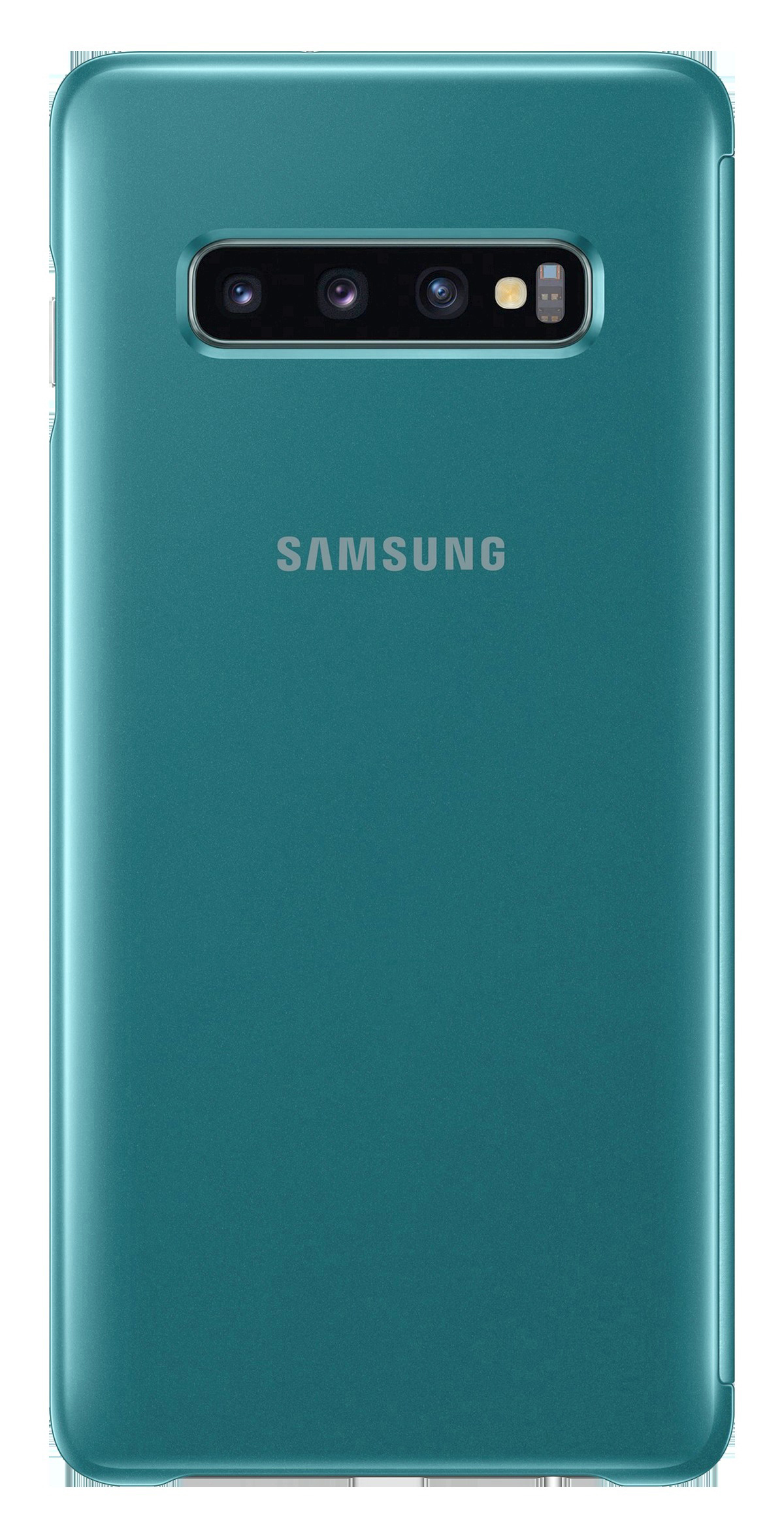 SAMSUNG Clear View Cover, Bookcover, Samsung, Galaxy S10+, Grün