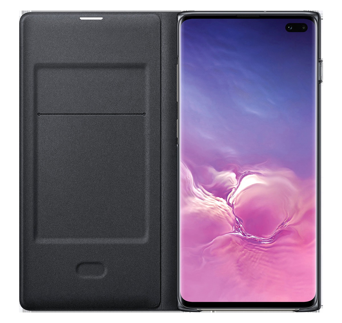 SAMSUNG LED View Cover, Bookcover, Samsung, Galaxy S10+, Schwarz