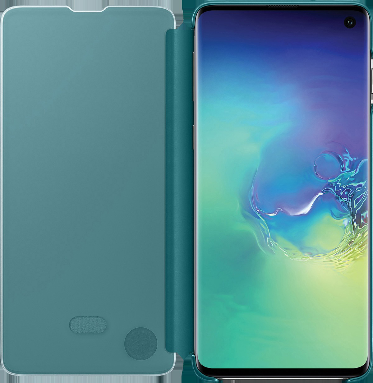 SAMSUNG Clear View Cover, Bookcover, Samsung, Galaxy S10, Grün