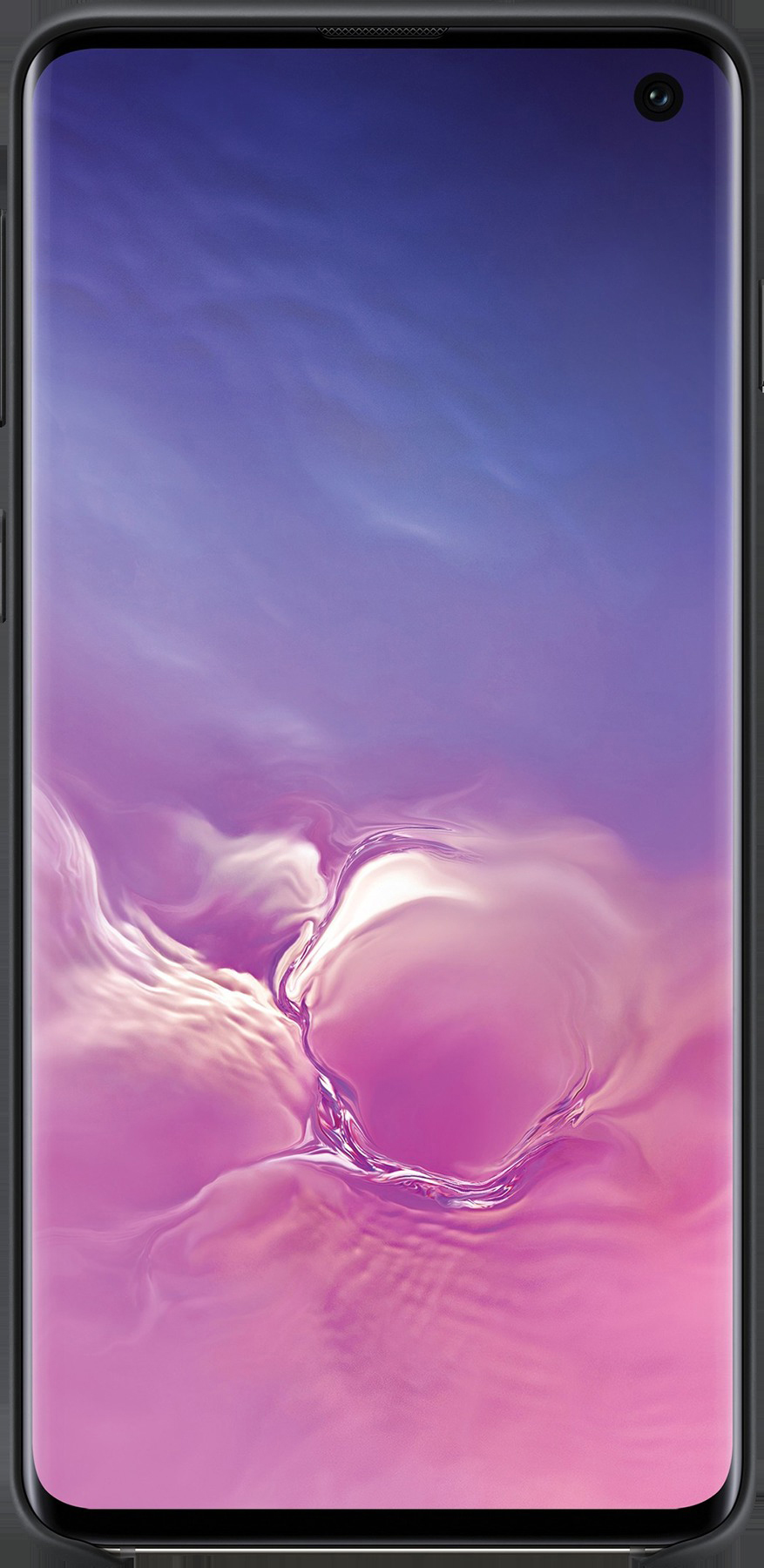 SAMSUNG Silicone Cover, Backcover, Samsung, Galaxy S10, Schwarz