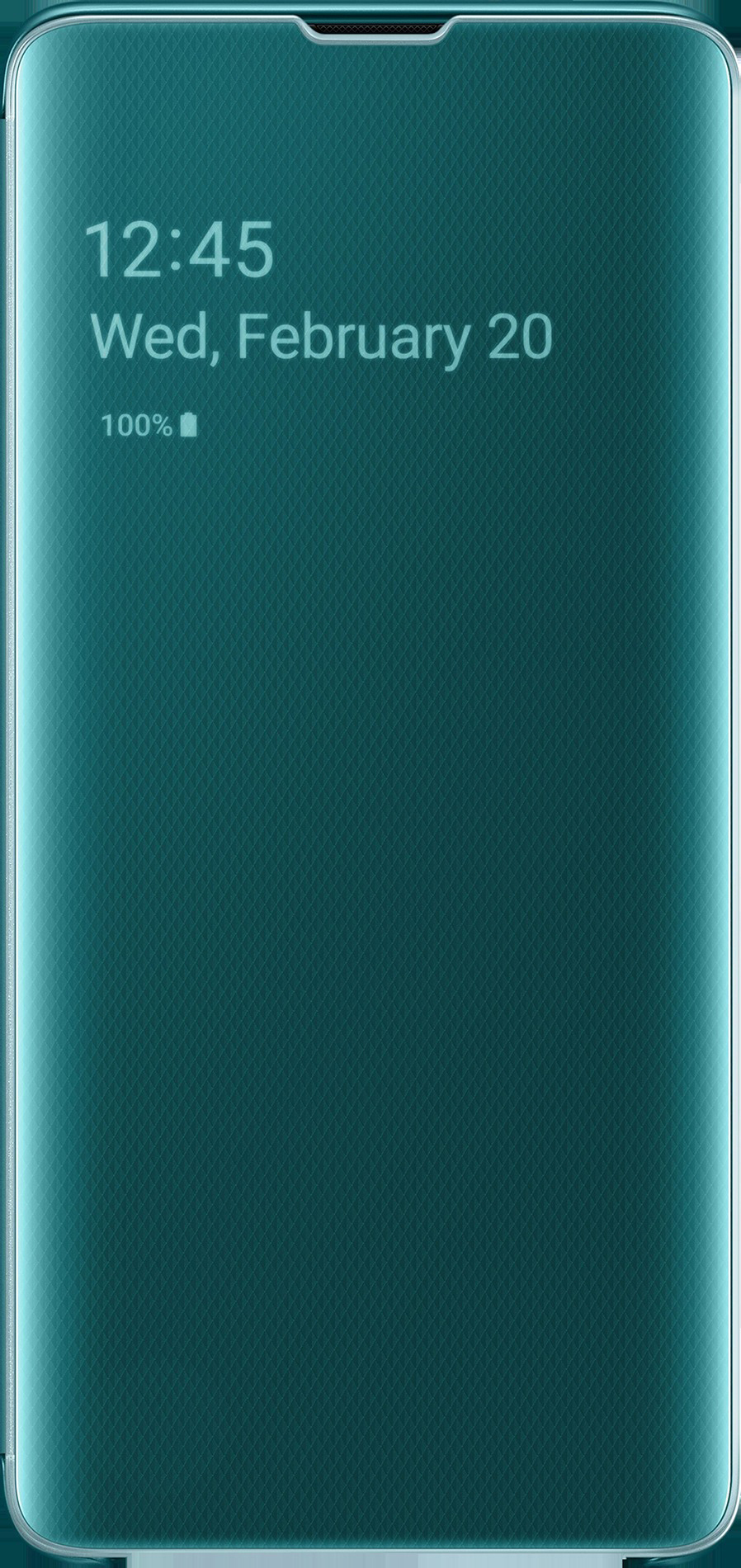 SAMSUNG Clear View Cover, Bookcover, Samsung, Galaxy S10, Grün