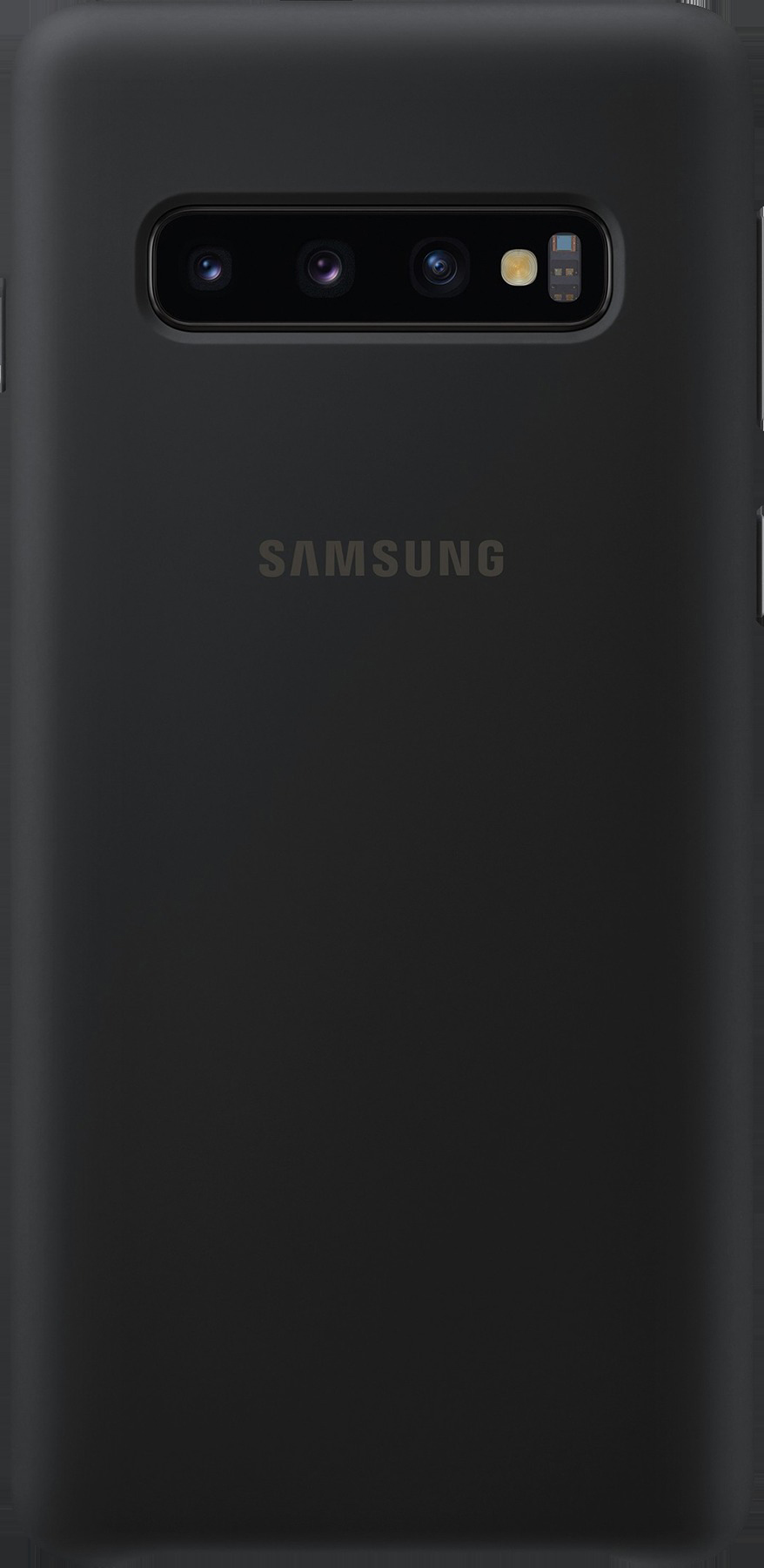 SAMSUNG Silicone Cover, Backcover, Samsung, Galaxy S10, Schwarz
