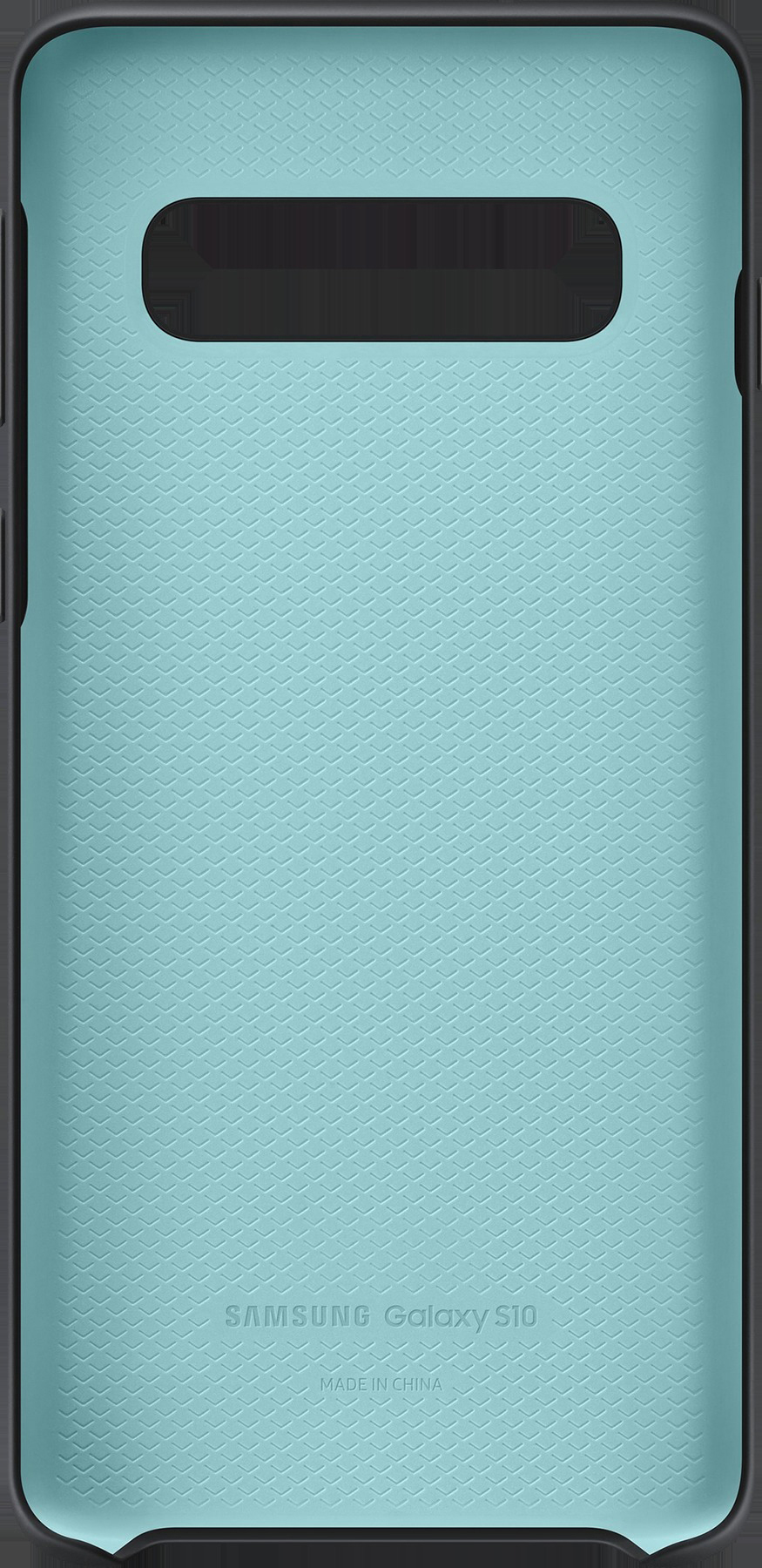 SAMSUNG Silicone Cover, Backcover, Samsung, Galaxy S10, Schwarz