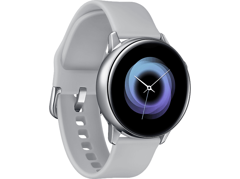 Samsung Galaxy Watch Active Smartwatch Aluminium Fluorkautschuk Fkm 111 5 Mm Silber